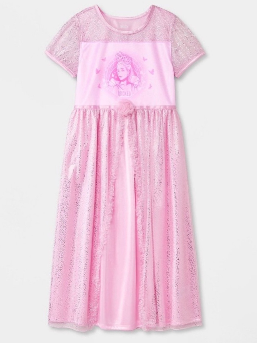 Wicked Girl’s Glinda Pink Fantasy NightGown Costume